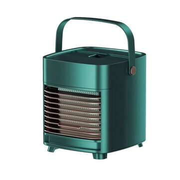 Ultra-Quiet Portable USB Air Conditioning Fan Bedroom Living Room Office Travel Wa... (COLOR: GREEN)