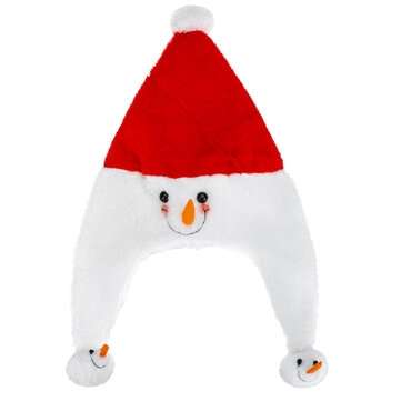 Unisex Christmas Xmas Novelty Plush Hat Santa Claus Hat Holiday Decoration (TYPE: TYPEA)