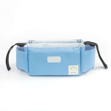 Universal Baby Strollers Organizer Pram Diaper Toy Handing Storage Handy Buggy Hoo... (COLOR.: BLUE)