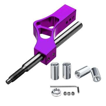 Universal Aluminium Shift Knob Extender Lever Gear Shifter Extension Fit 12 10 8... (COLOR1: PURPLE)