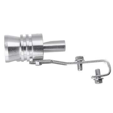 Universal Fakes Turbo Sound Exhaust Whistle Blow Off Valve BOV Simula... (SIZE: XL | COLOR.: SILVER)