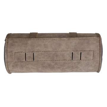 Universal Motorcycle Front Fork Tool Bag Saddlebags Storage Luggage Roll Barrel Pouch Leather For Ha