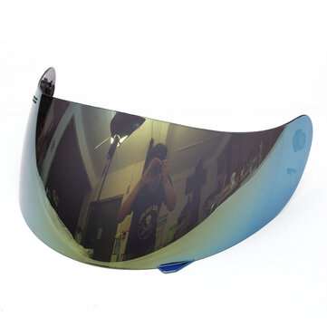 Universal Helmet Visor Lens Anti-Scratch UV Windshield For K3 K4 Motocross NEW (COLOR.: GOLD)