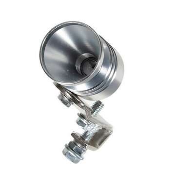 Universal Turbo Muffler Exhaust Sound Whistler BOV Simulator  (SIZE: L)