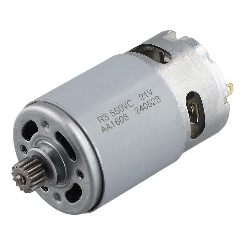 21V RS550 DC Motor 14Teeth 9.5mm Gear for Mini Chain Saw Electric Motor Engine Drill Rechargeable Po