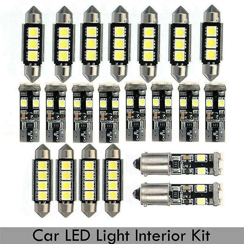21X White LED Interior Light Package