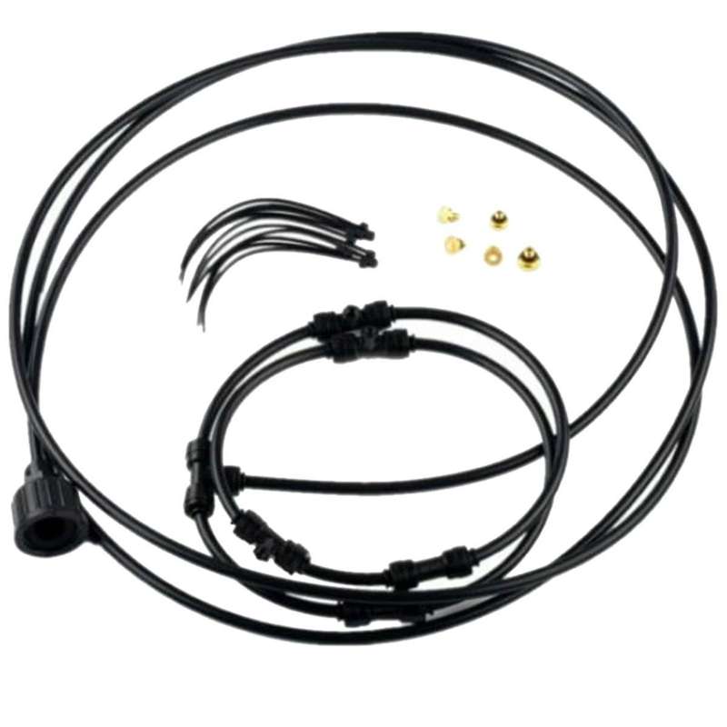 22 Inches Summer Cooling Fan Kit, Water Fan Kit, Suitable for Gardens, Swimming Pools, Yards
