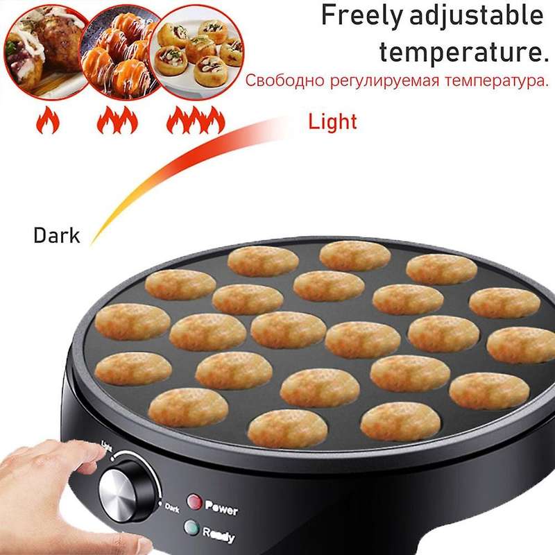 22 Holes Household Takoyaki Machine Electric Takoyaki Maker Octopus Balls Grill Pan Breakfast Machin