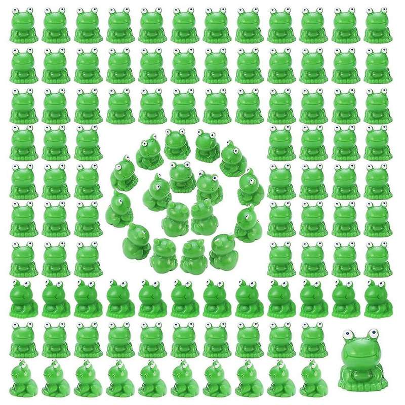 220 Pcs Mini Resin Frogs Miniature Tiny Figurines Tiny Frogs for Garden Moss Landscape DIY Craft Acc
