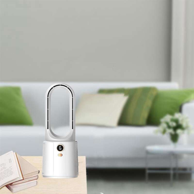 2200mah Summer Bladeless Fan Air Circulation Fan Portable Silent Fan Usb Charging High Wind Power Fa