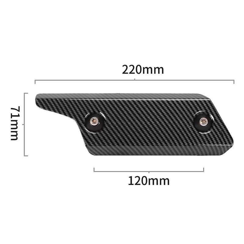 220mm Motorcycle Exhaust Pipe Muffler Tip Protector Heat Shield Cover Guard Anti-Scalding Cover