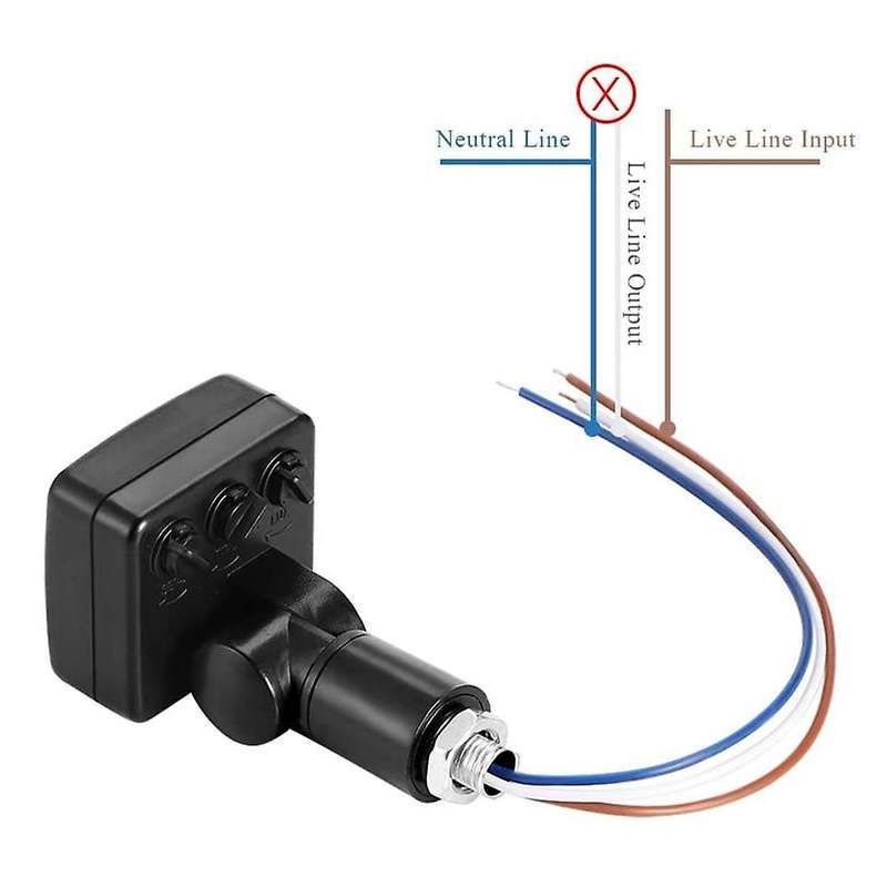 220V Mini Human Body Infrared Sensor Infrared Body Sensor Switch LED Flood Light PIR Motion Sensor A