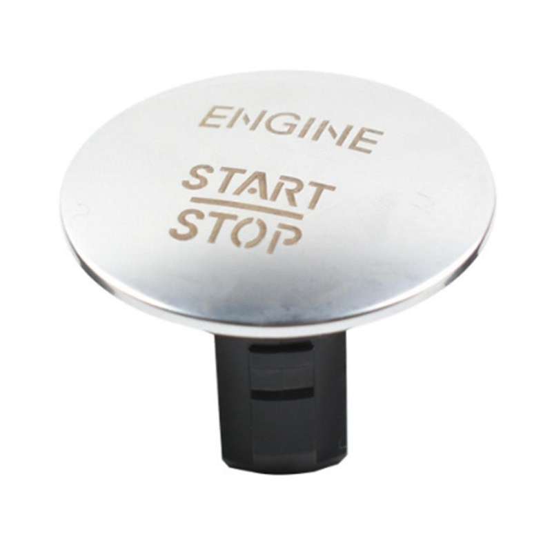 2215450714 Car Keyless Start and Stop One-Button Start Button Switch for - All Series Silver