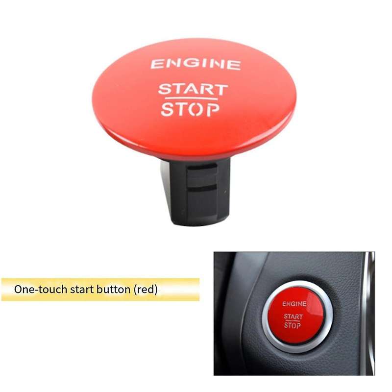 2215450714 Car Keyless Start and Stop One-Button Start Button Switch for - All Series Red