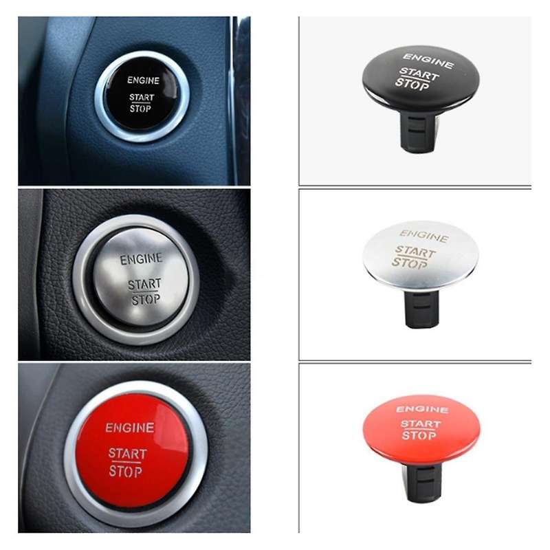 2215450714 Car Keyless Start and Stop One-Button Start Button Switch for - All Series Black