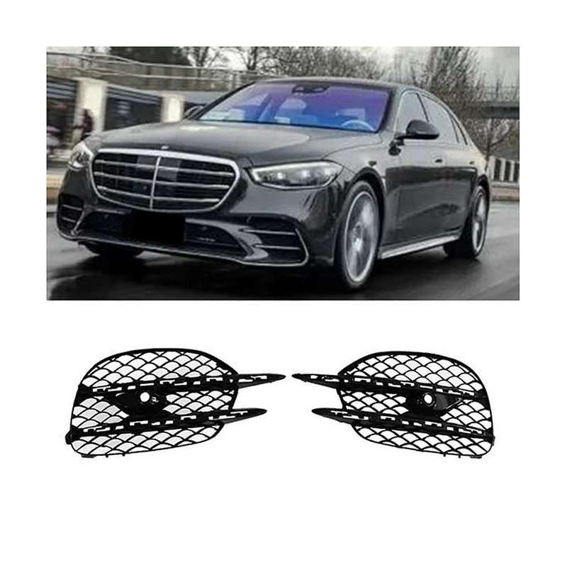 2228857200 2228857300 Passageway Grille Front Bar Fog Light Frame for Sport W222 S450 S500 S560 201