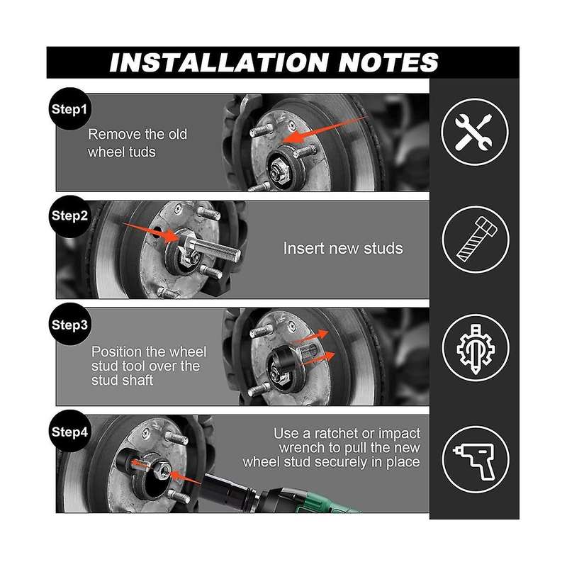 22800 Stud Installer Tool, Tire Stud Tool, Studs for All Automotive Wheels and Light-duty Truck Stu