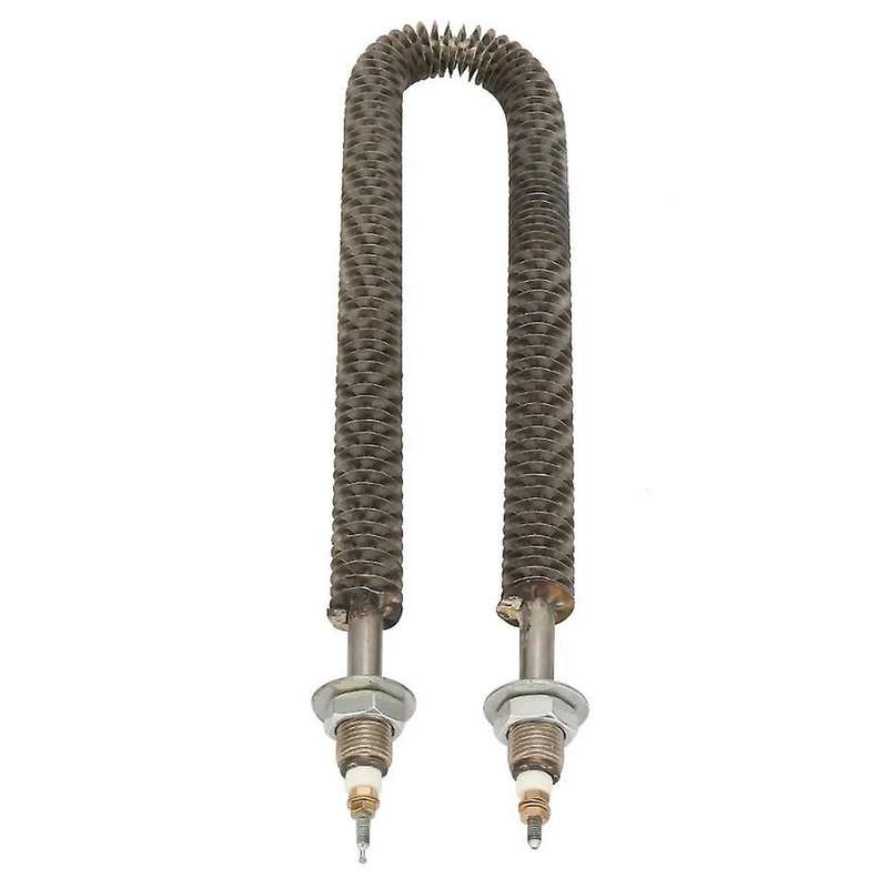 22cm/8.7 inch U Type Finned Electric Heat Tube Stainless Steel Fin Heating Elements Water Heater Ove