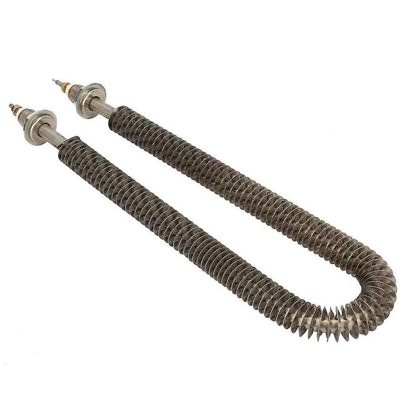 22cm/8.7 inch U Type Finned Electric Heat Tube Stainless Steel Fin Heating Elements Water Heater Ove
