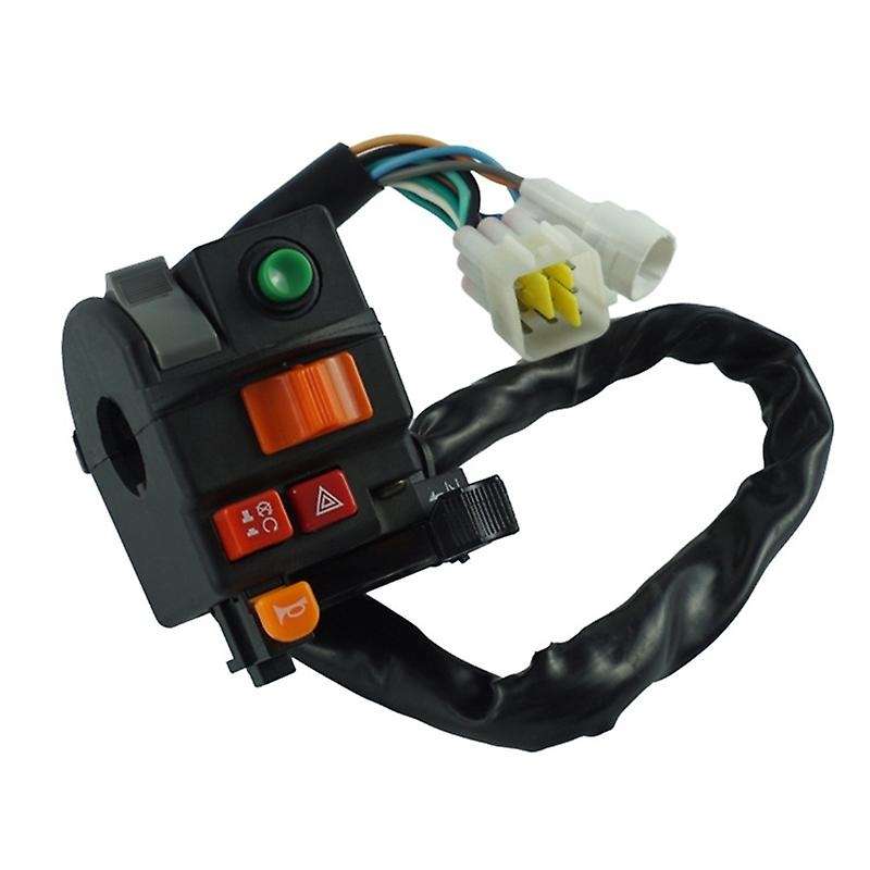 22mm 7/8inch Handlebar Control Switch Button Turn Signal Horn Multi Handle Switch Assembly for ATV U