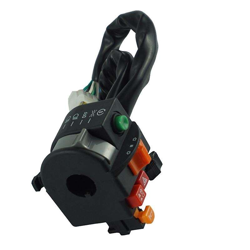 22mm 7/8inch Handlebar Control Switch Button Turn Signal Horn Multi Handle Switch Assembly for ATV U
