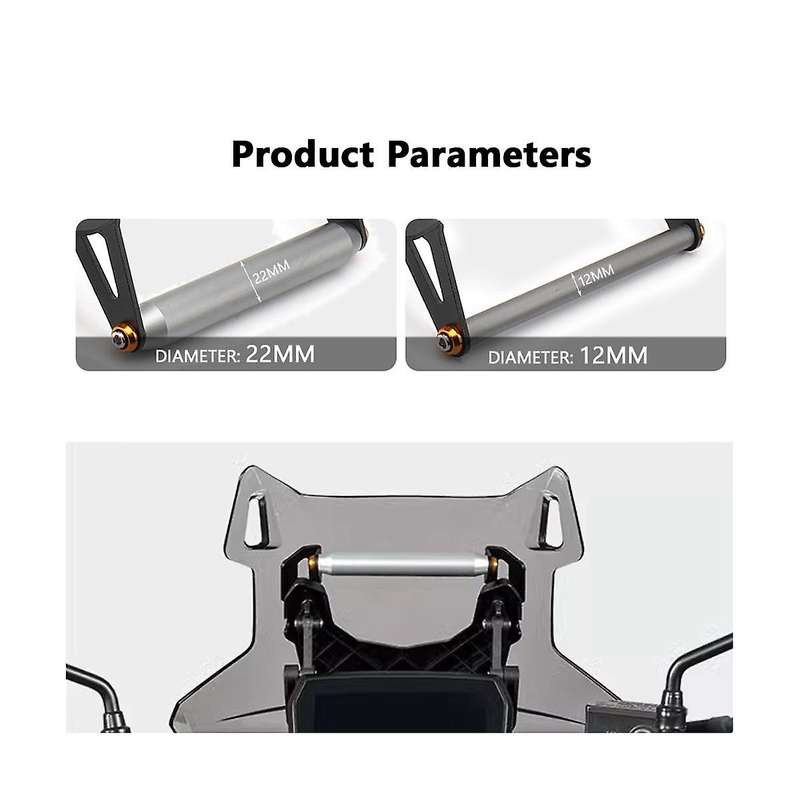 22mm GPS Mount Navigation Bracket for VOGE 525 DSX525 DS525X 2023 Motorcycle Mobile Phone Mount Bra