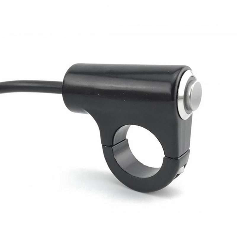 22mm Motorcycle Headlight Handlebar Switch Push Button Connector for Electronic Bike Motorbike