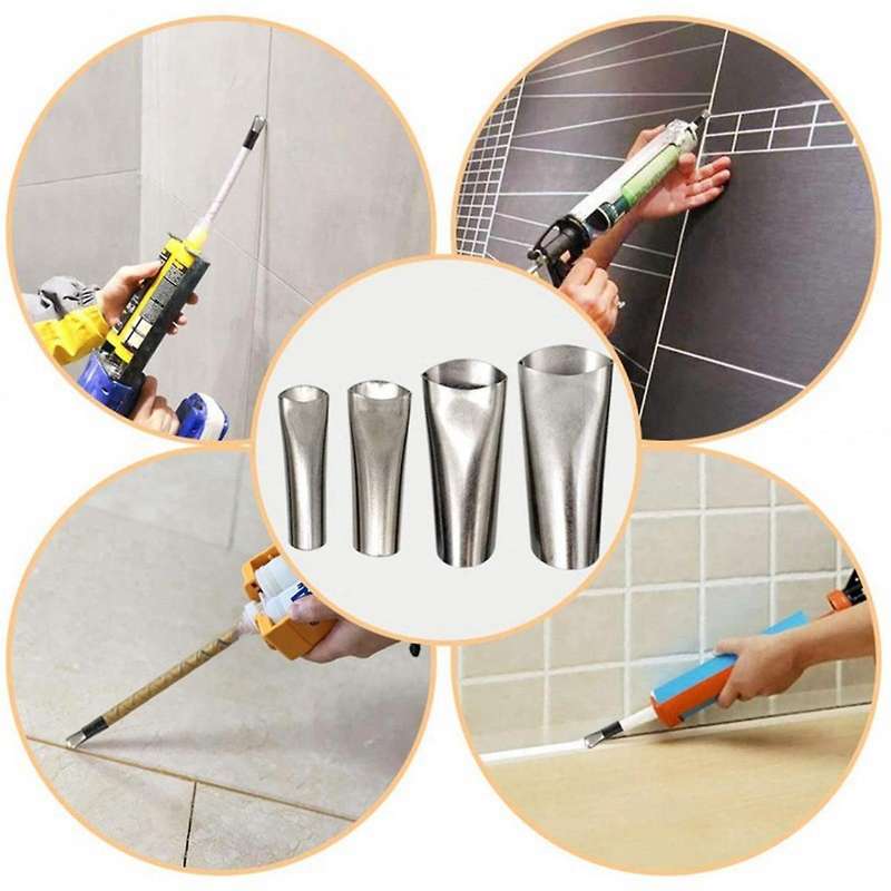 22pcs Set Of Beautiful Seam Nozzle Is Coated with Stainless Steel Sealant for Water Joint Of Kitche