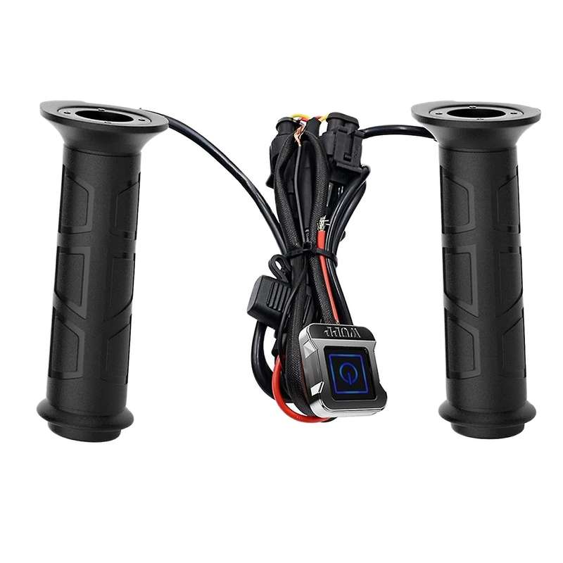 22mm Motorcycle Heating Handlebar Intelligent Three-Speed Temperature Adjustment Heating Handle for