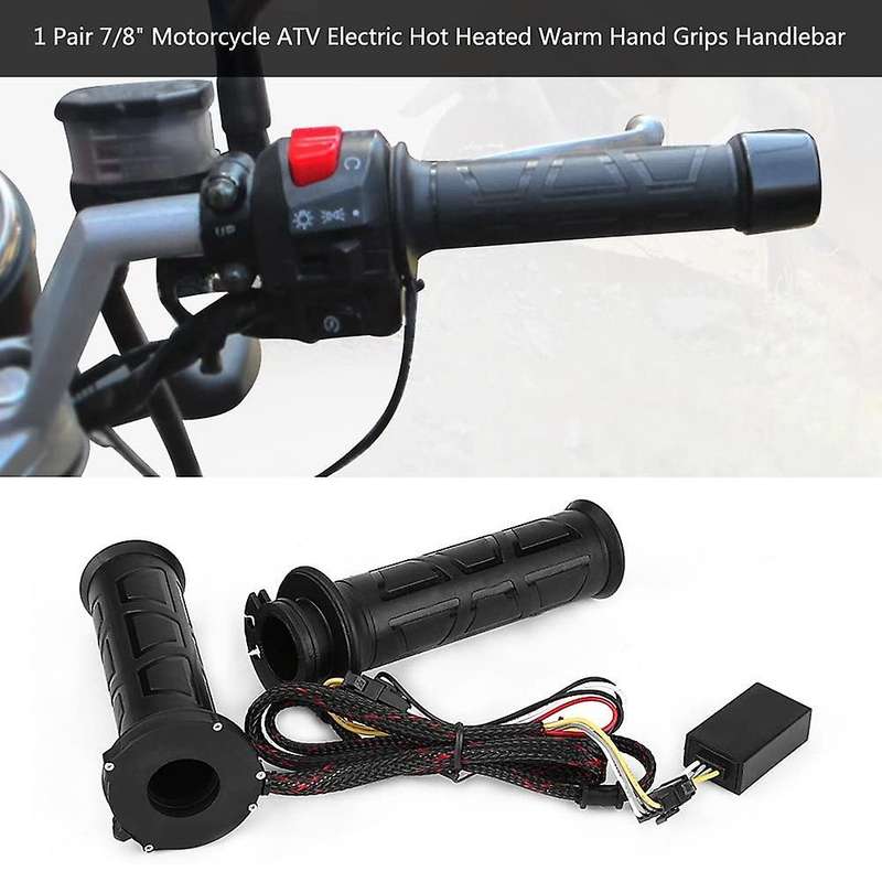 22mm Motorcycle Heating Handle Adjusted Electric Heating Handle Cover Suitable for ATV Motorcycle