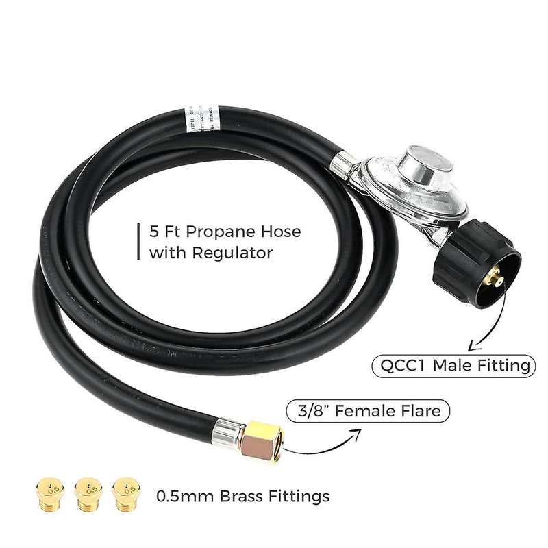 23080901 Universal Natural Gas to Propane Conversion Kit for or II Grill,NG to LP Conversion Kit