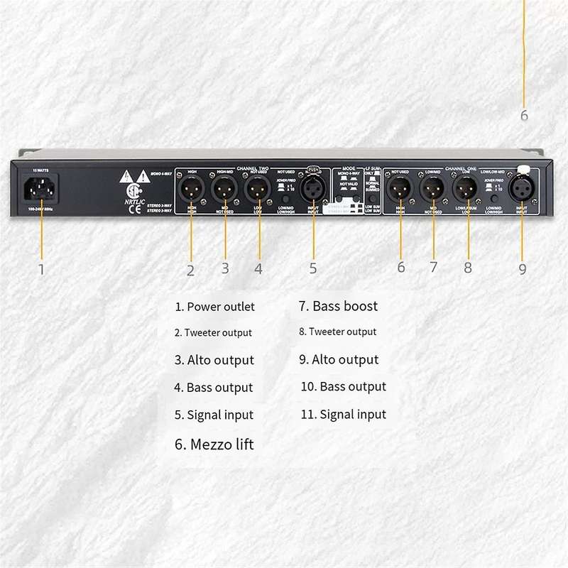 234XL Stage Crossover Professional Bass 2 Crossover 3 Crossover 4 Crossover Electronic Audio Crosso