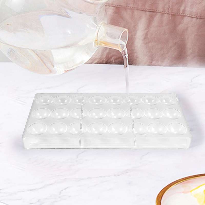 24 Holes Semi Sphere Chocolate Mould Candy Maker Mold Bakeware