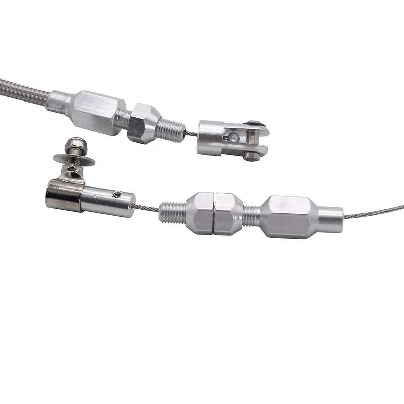 24 Inch Throttle Cable Braided Stainless Steel Universal Accelerator for
