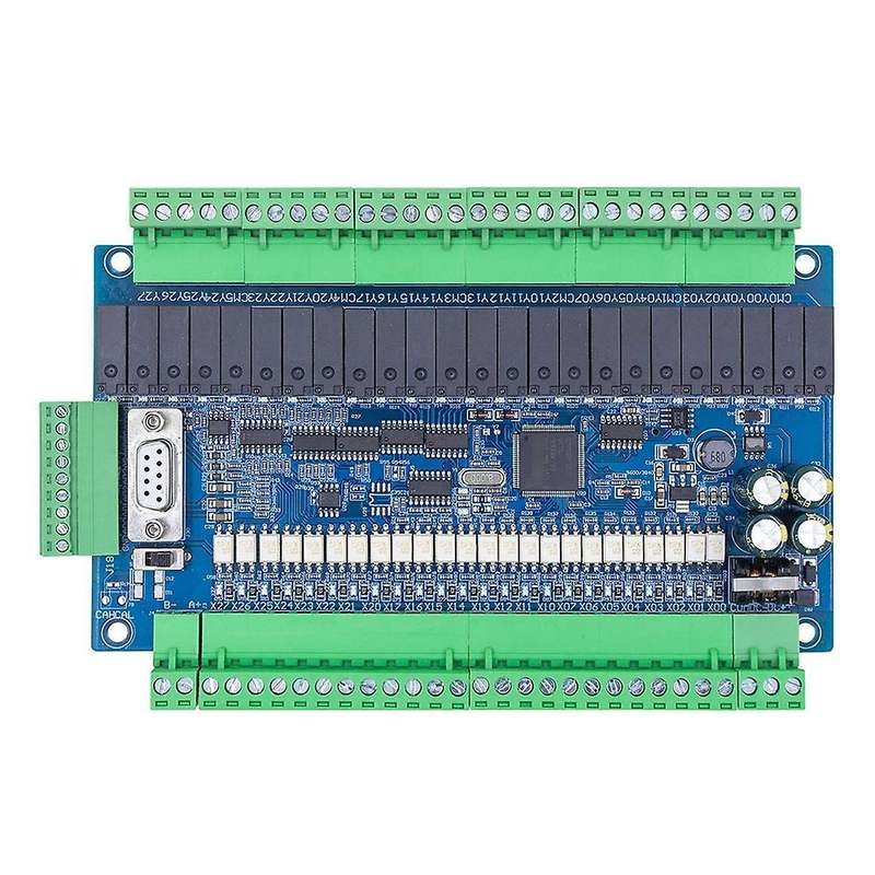 24 in 24 Out Fx3U-48Mr with High-Speed Counter with Analog Controller