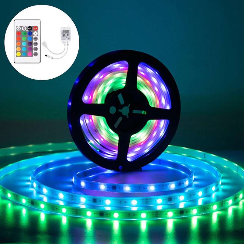 24 Keys Remote Control+dc12v Led Controller Rgb Control Box Ir Light Strip Controller for 5050 2835