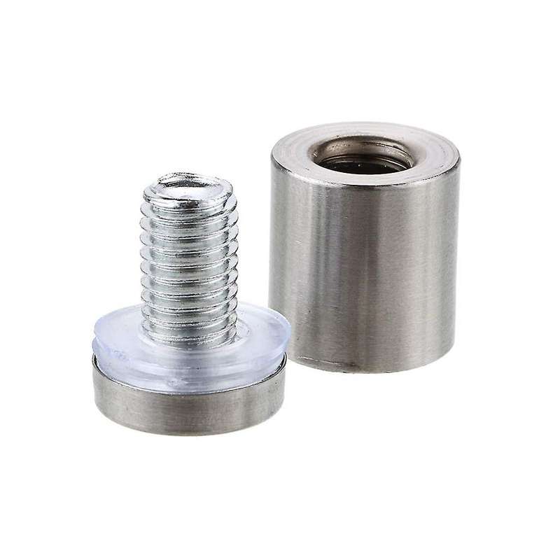24 PCS Standoffs Screws 1 x 1 Inch Stainless Steel Sign Standoff Nails Wall Mounted Mounting Hardwar