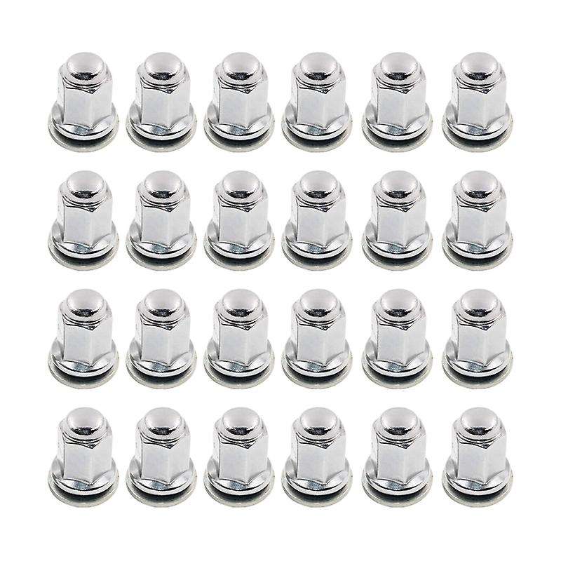 24 Pices Wheel Hub Nut 90942-01058, 90942 01058, 9094201058 High Quality Lug Nuts for Chrome