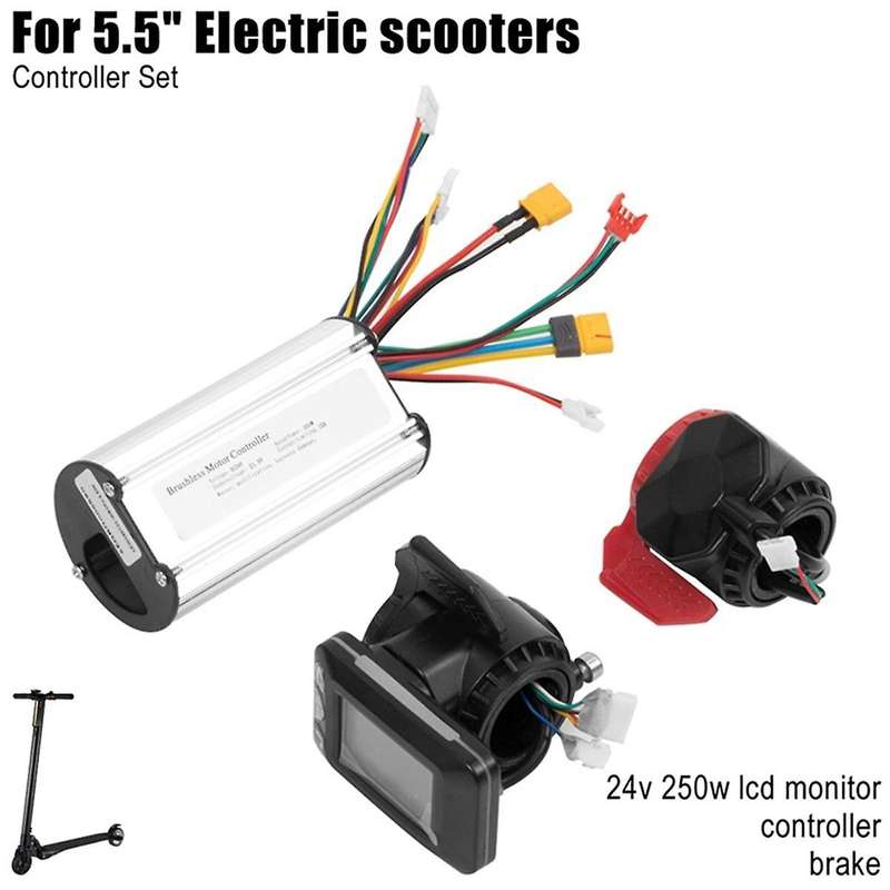 24/36v 250/350w 15a Electric Scooter Controller Instrument Accelerator Kit, Electric Scooter Access