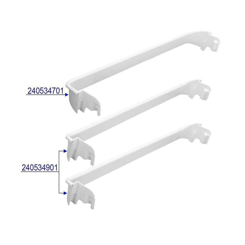 240534701 and 240534901 Refrigerator Door Shelf Rack Bar for Replaces Ap3214631, Ps734936, Ap3214630