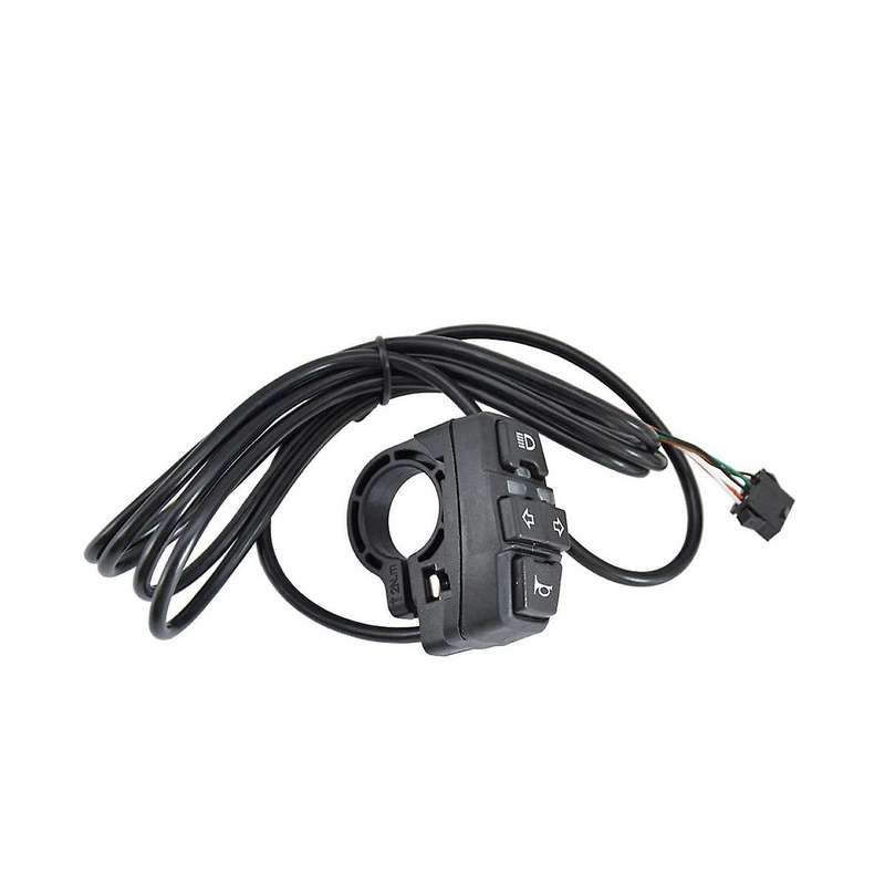 24-48v Multifunctional E-bike Headlight Turn Signal Rear Light with Switch S M Plug Forebike Access