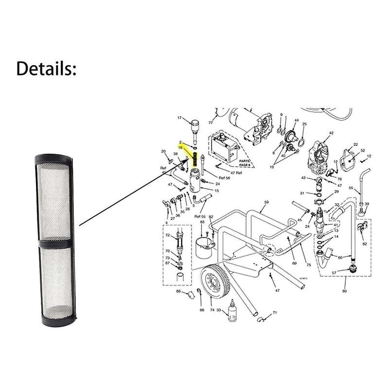 246385 246384 287032 Filter Set for 390 395 490 495 495 595 Sprayer 3 Kinds of Straw Filter Spray P