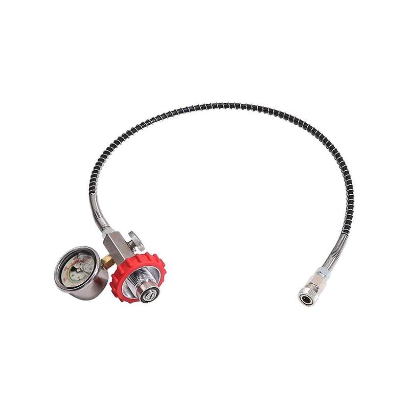 24Inch Fill Station Charging Adaptor Adaptor From Scuba Tank BP:1600Bar :630Bar Connector for PCP A