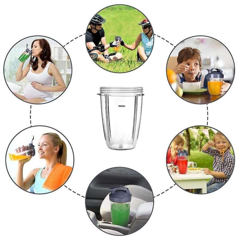 24oz Cups for Accessories 600w 900w Blender Juicer Mixer ()