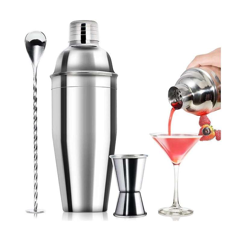 24oz Professional Beverage Mixer Bar Set - Professional Alcoholic Drinks Shaker and Gage & Mixing S