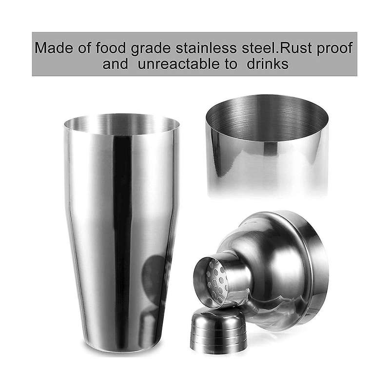 24oz Professional Beverage Mixer Bar Set - Professional Alcoholic Drinks Shaker and Gage & Mixing S