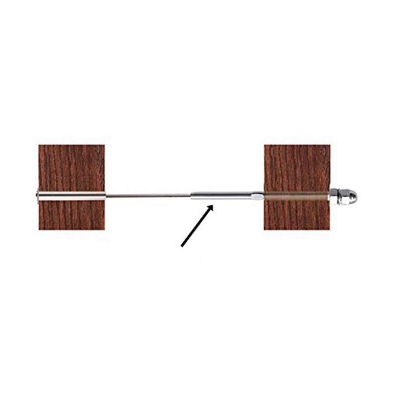 24-pack 316 Stainless Steel Hand Crimp Profiles for 1/8in Cable Railings, Deck Railings, Handrails,