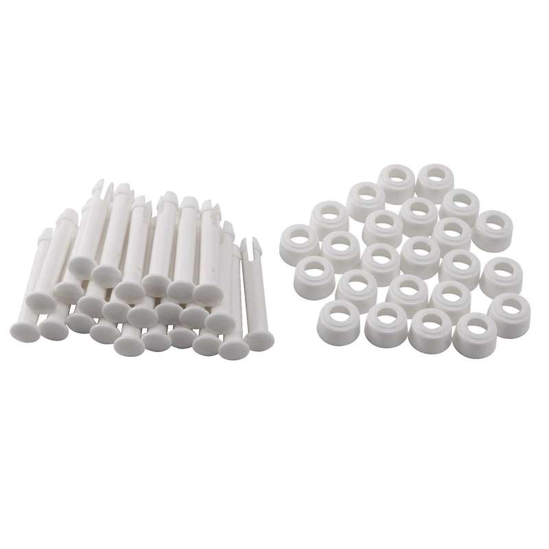 24Pcs ABS Pool Joint Pins, 6cm/2.36in Cap Set Seals for Swimming Pool 28270-28273