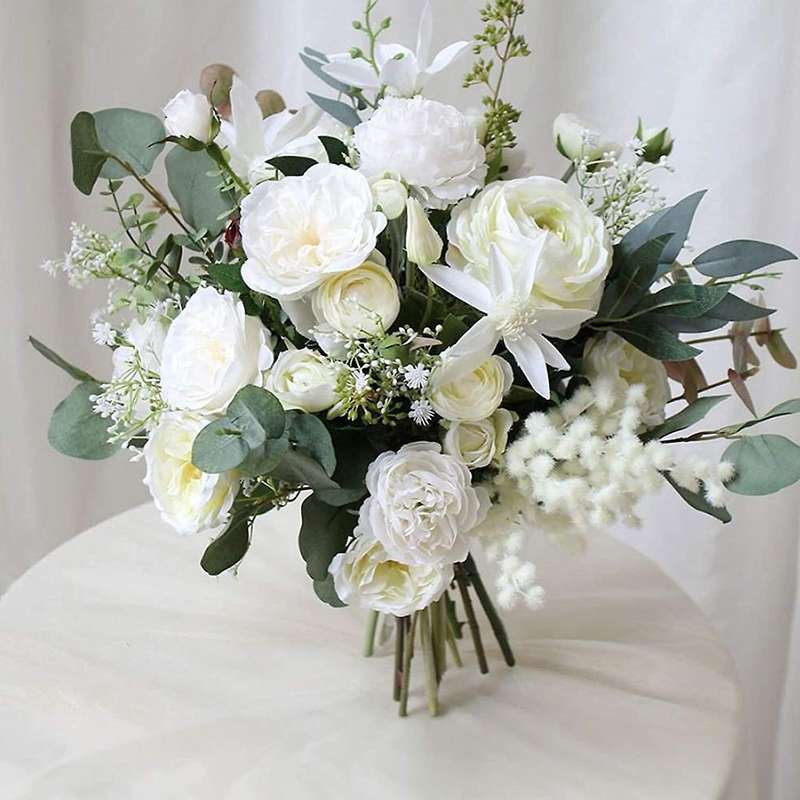 24Pcs Artificial Eucalyptus Leaves Stems Faux Eucalyptus Greenery Plant for Bouquet Vase Filler Home