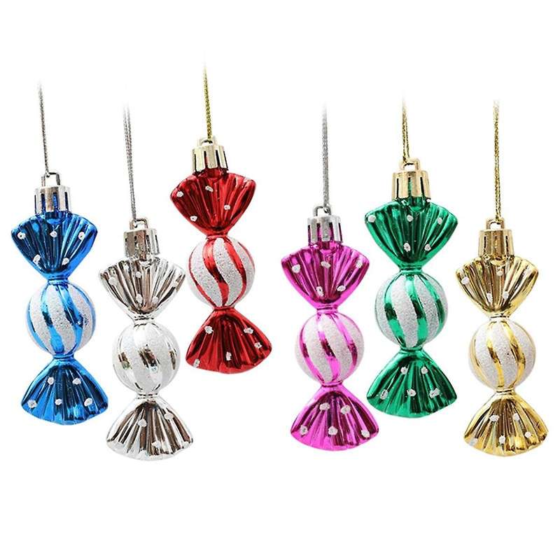 24PCS Christmas Tree Decoration Ball Ornaments for Christmas Hanging Seasonal Decoration Holiday Dec